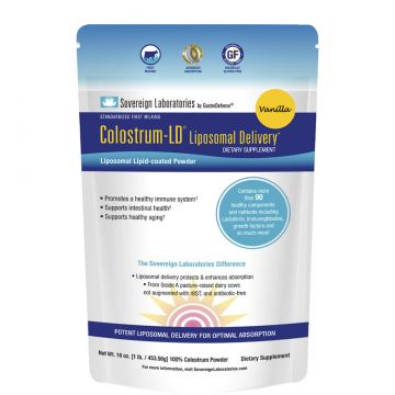 Colostrum-LD® Powder, Natural Vanilla Flavor :: 16oz/453g, ~45-90 Day Supply