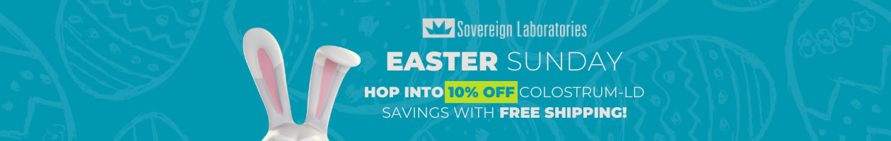 Easter Sunday - Hop into 10% off Colostrum-LD Savings