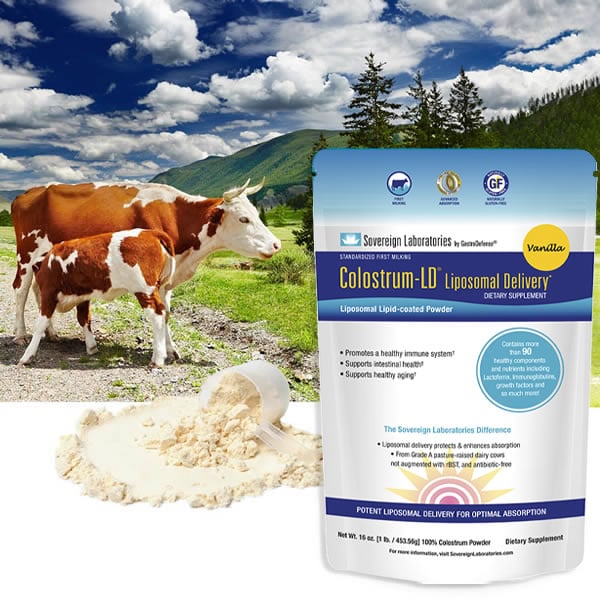 6oz Colostrum Powder Vanilla and Cows