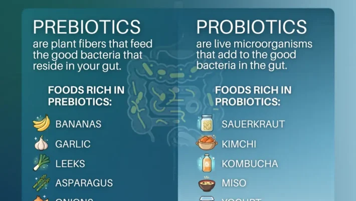Probiotics vs Prebiotics: What’s the Difference?