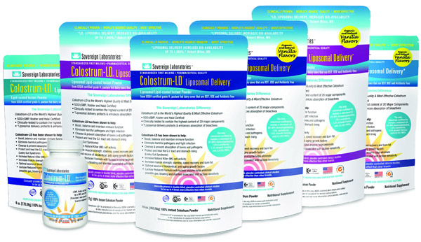 Sovereign Laboratories Colostrum LD products. Sovereign Laboratories Colostrum LD products.