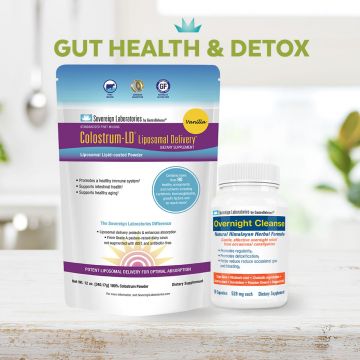 2-Step GI Restoration Bundle :: Overnight Cleanse + 12oz Colostrum-LD