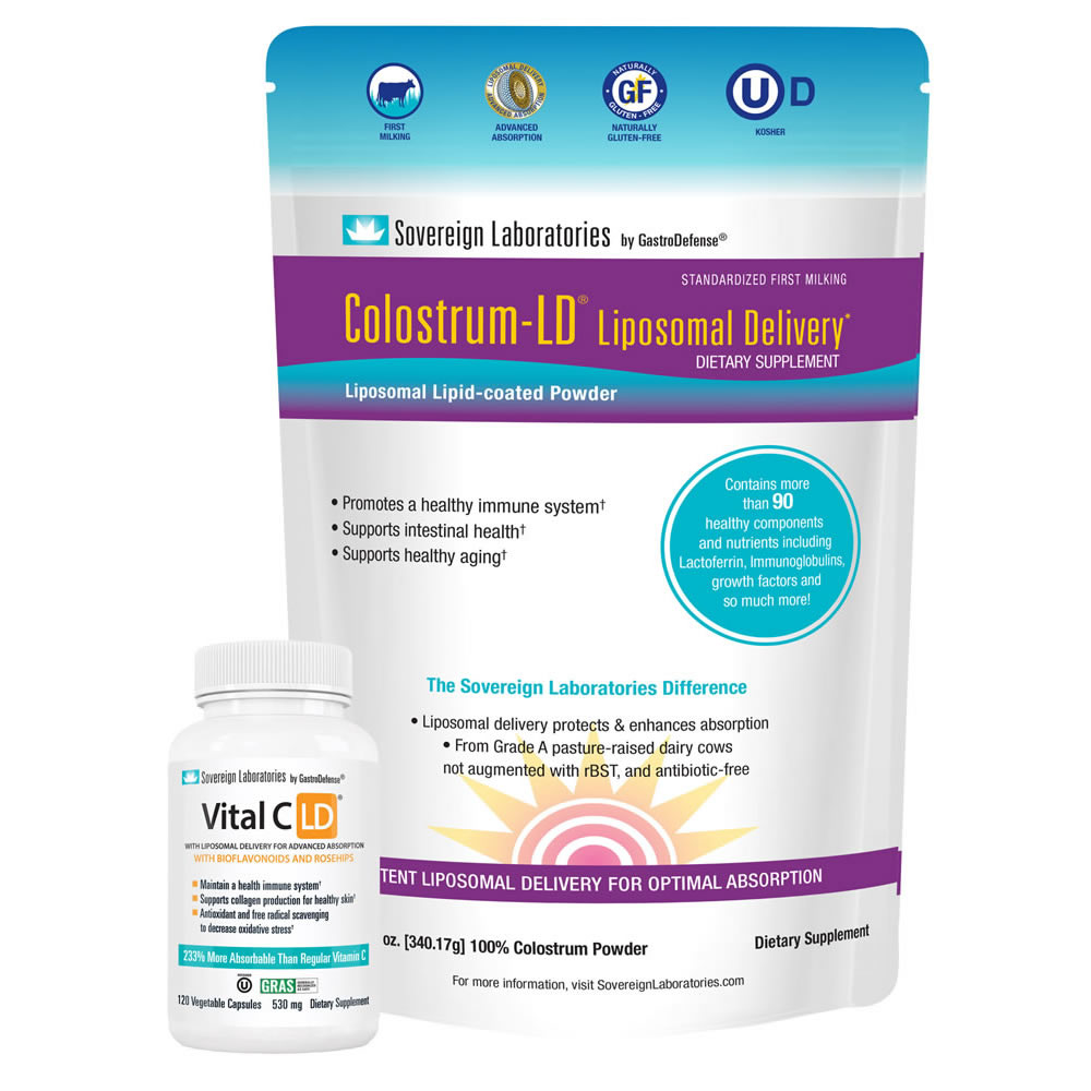 Starter Bundle :: 12 oz Colostrum-LD + VitalC-LD | Sovereign Laboratories