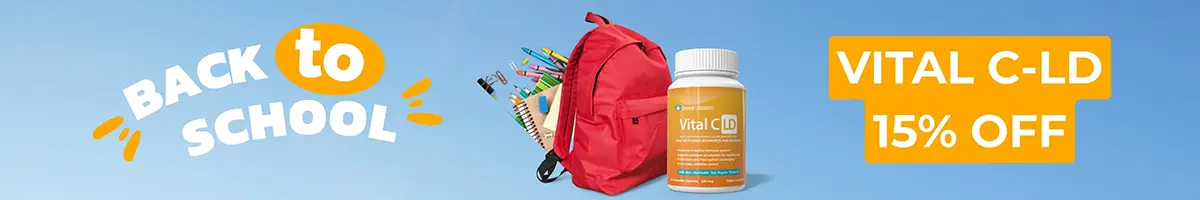 BACK TO SCHOOL SPECIAL: Vital C-LD, 15% off.