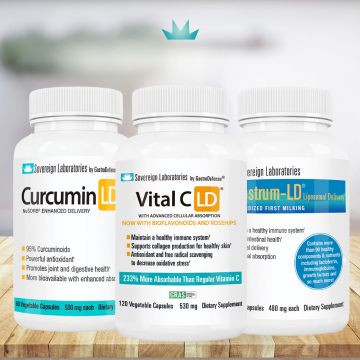 C-3 Bundle :: Vital C-LD + Curcumin-LD + Colostrum-LD Capsules
