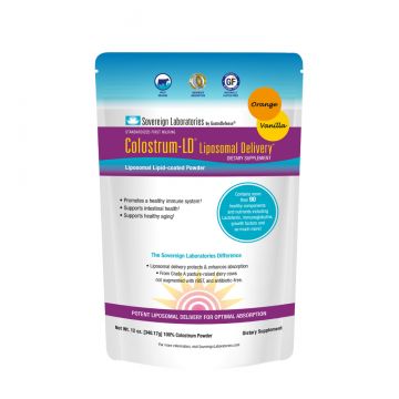 Colostrum-LD® Powder, Natural Orange-Vanilla Flavor :: 12oz/340g, ~30-60 Day Supply