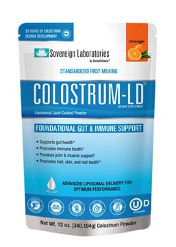Colostrum-LD® en polvo- Sabor natural a naranja