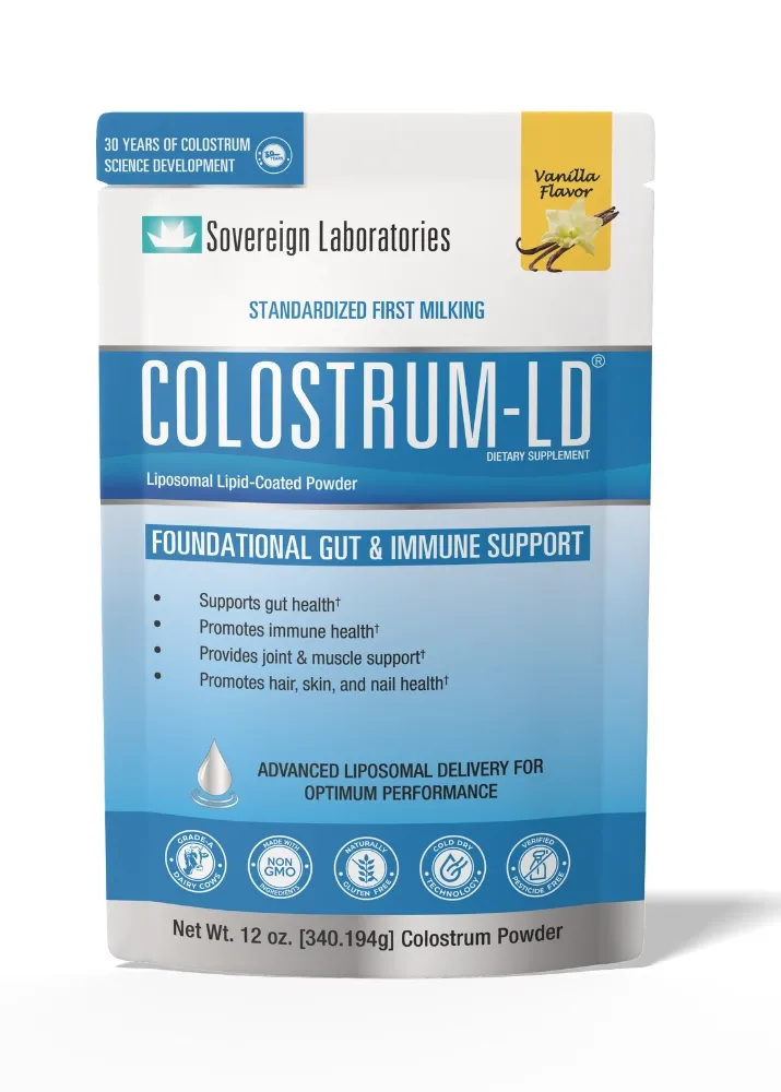 その他 SUSTAIN STOLLE MILK 12 oz Colostrum-LD® Powder, Vanilla Flavor, 5,000mg per serving