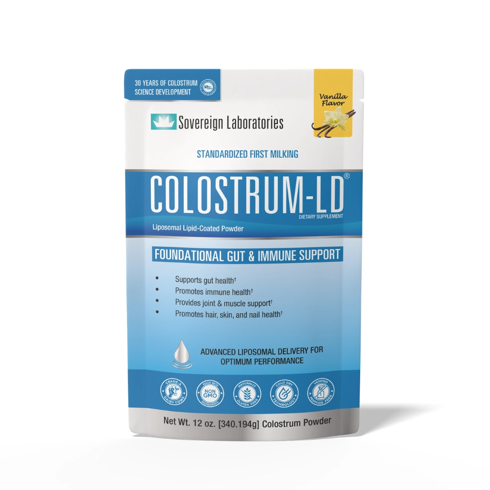 12 oz Colostrum-LD® Powder, Vanilla Flavor, 5,000mg per serving