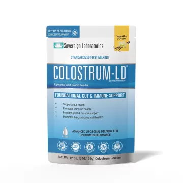 Colostrum-LD® Powder, Natural Vanilla Flavor :: 12oz/340g, ~30 Day Supply