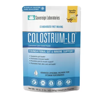 Colostrum-LD® Powder, Natural Vanilla Flavor :: 16oz/453g, ~45 Day Supply