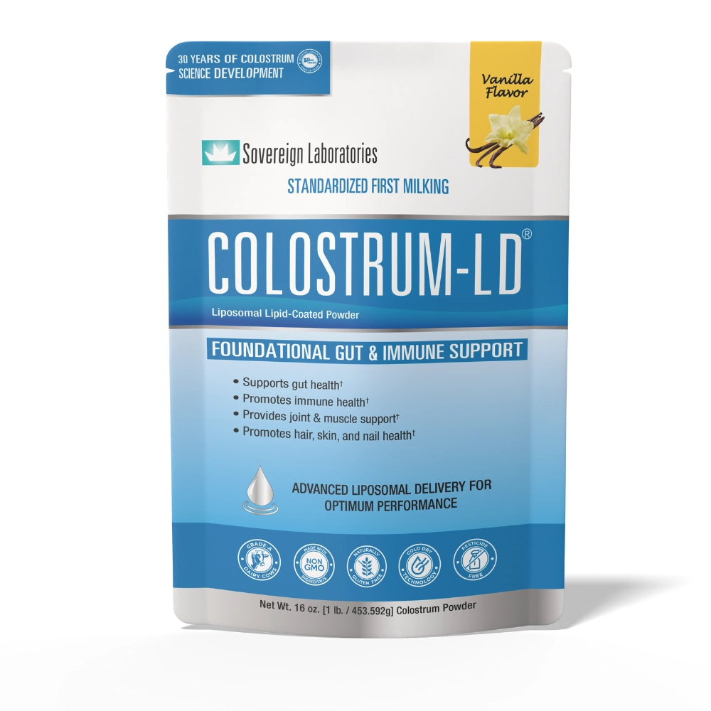 16 oz Colostrum-LD® Powder, Vanilla Flavor, 5,000mg serving