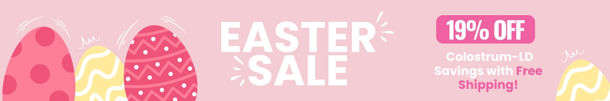 Easter Sale - Hop into 19% off Colostrum-LD Savings