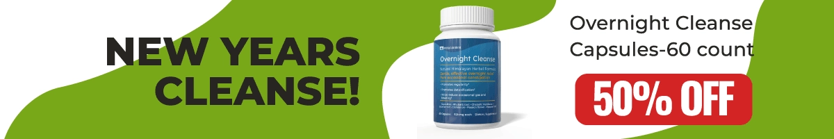 Save 50% on Overnight Cleanse