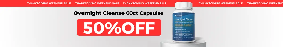 Save 50% on Overnight Cleanse