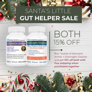 Santa's Little Gut Helper Bundle :: Stomach Armor + Overnight Cleanse