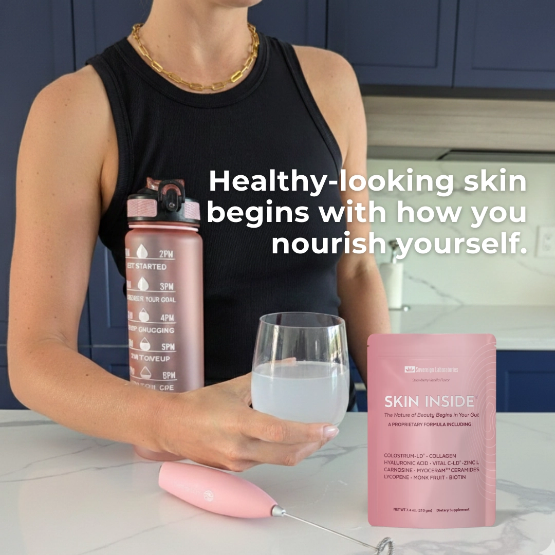 Healthy looking skin begins with how you nourish yourself