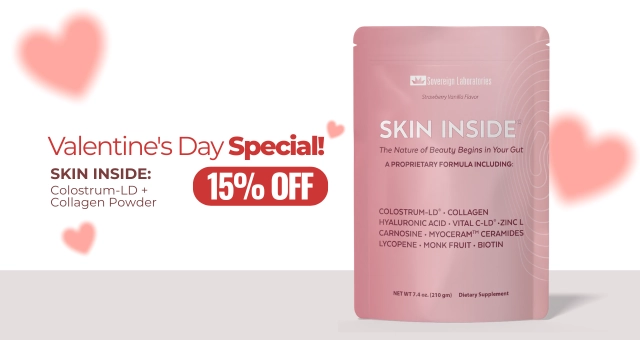 Valentine's Day Special: Skin Inside® - Colostrum-LD® + Collagen powder 15% off