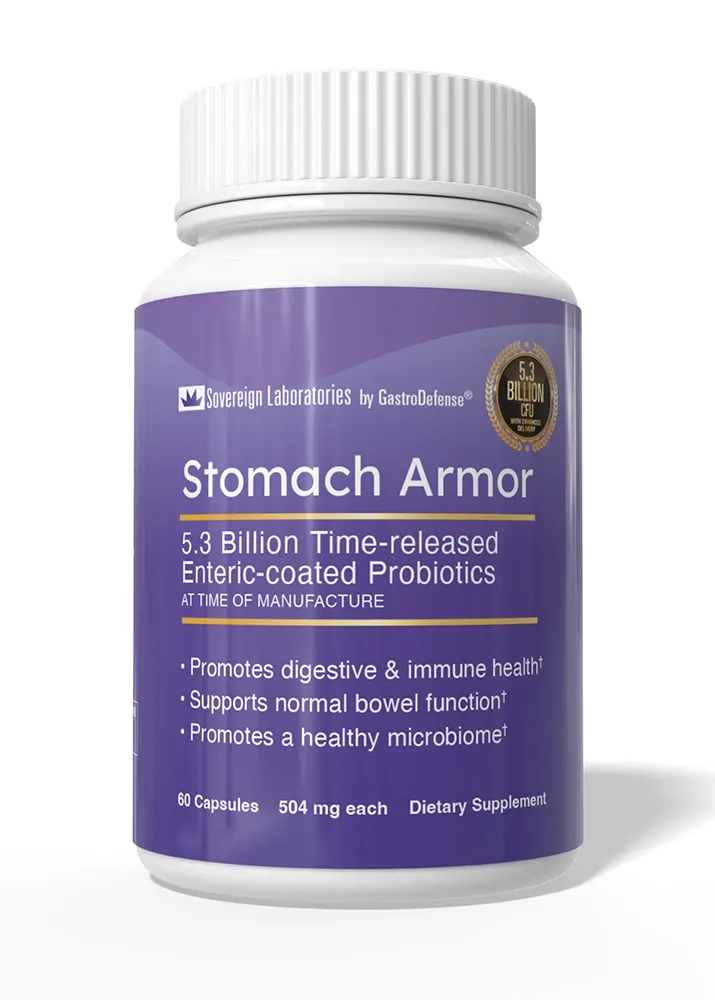 GastroDefense® STOMACH ARMOR® Probiotic Capsules - 60 count