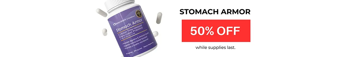 SAVE 50% ON STOMACH ARMOR!