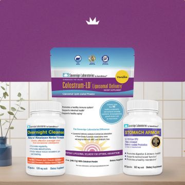 Ultimate Gut Health Bundle :: Overnight Cleanse + Stomach Armor + 12oz Colostrum-LD