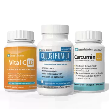 Ultimate Gut & Immune Health Bundle :: Vital C-LD + Curcumin-LD + Colostrum-LD Capsules