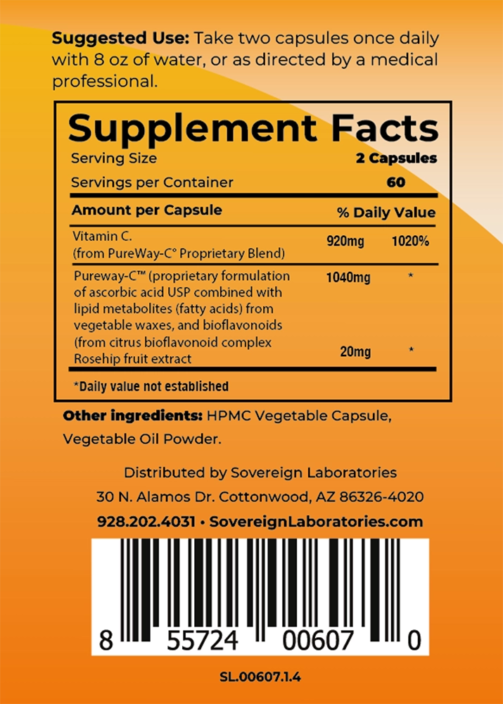 Vital C-LD® | 120 capsules | 1060mg per Serving