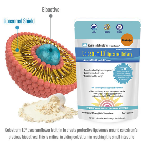 Colostrum Powder Orange 50g with Liposomal Delivery