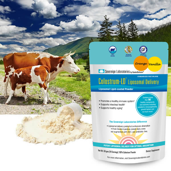 50g Colostrum Powder Orange-Vanilla and Cows