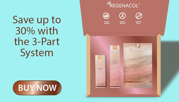 Save up to 30% Now on Regenacol's Skincare System