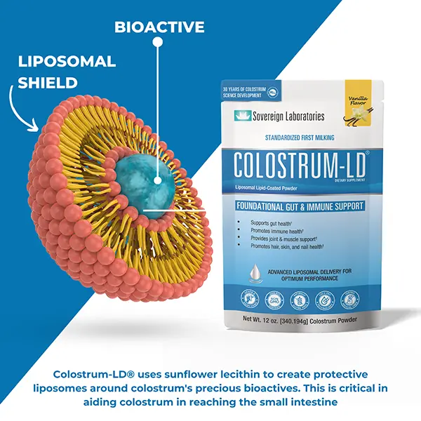 Colostrum Powder Vanilla 12oz with Liposomal Delivery